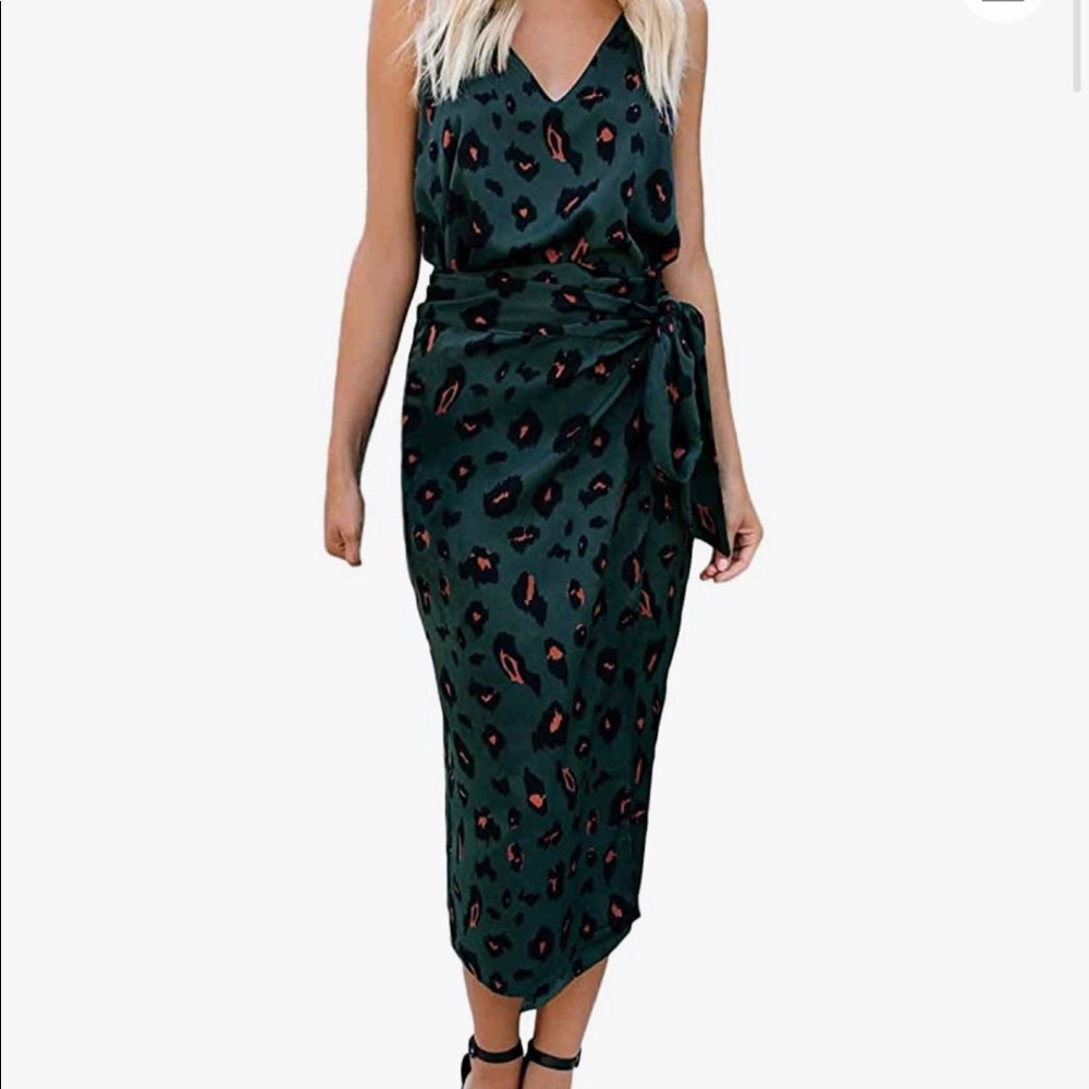 Dearlove Wrap Midi Dress with Belt